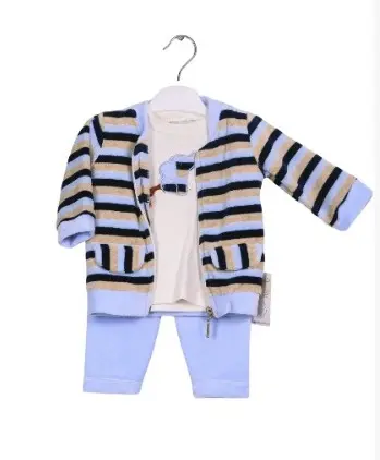 Pajama 3-Piece Velvet - Elephant 40971