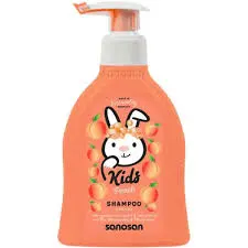 Sanosan Kids Shmpoo Peach (SLS Free) 200ml