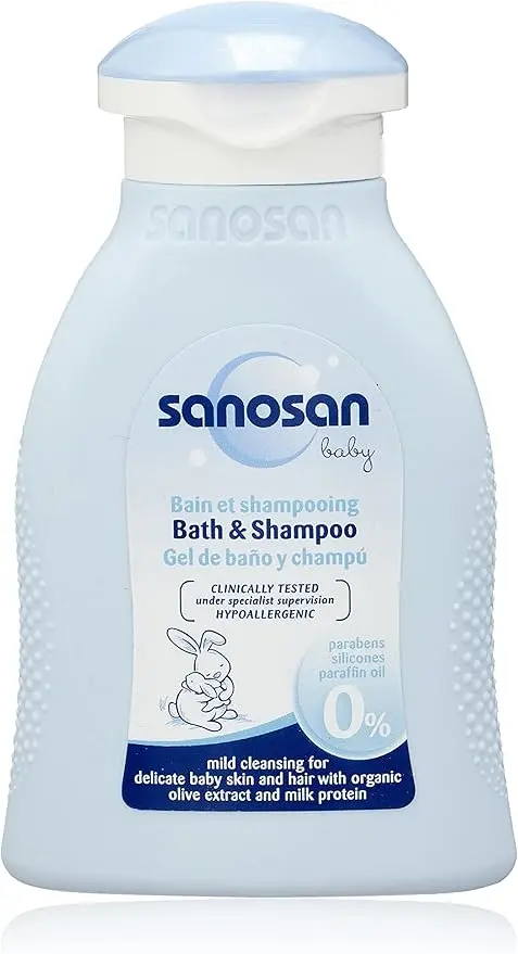Sanosan Baby Shampoo and Bath, 100ml  