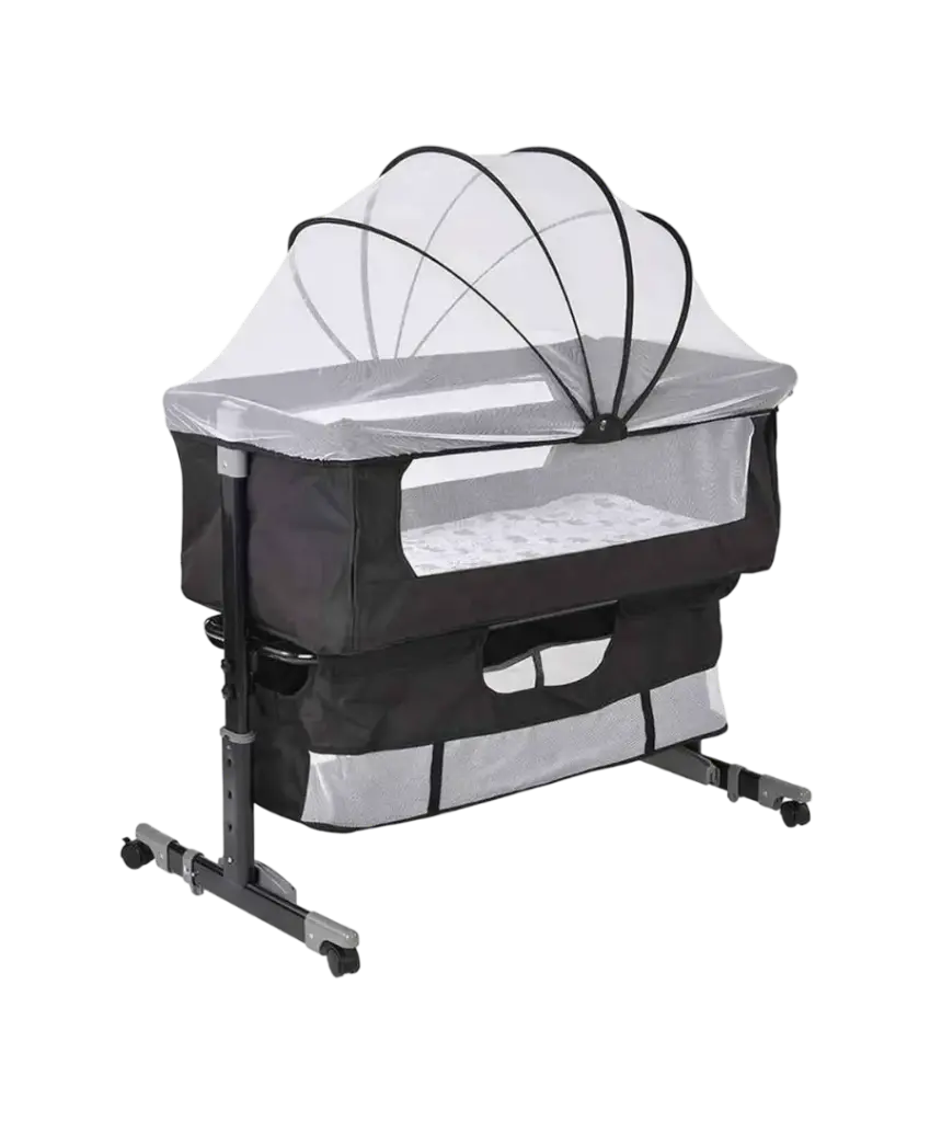  Burbay DM104 3-in-1 Portable Foldable Baby Cot with Mosquito Net