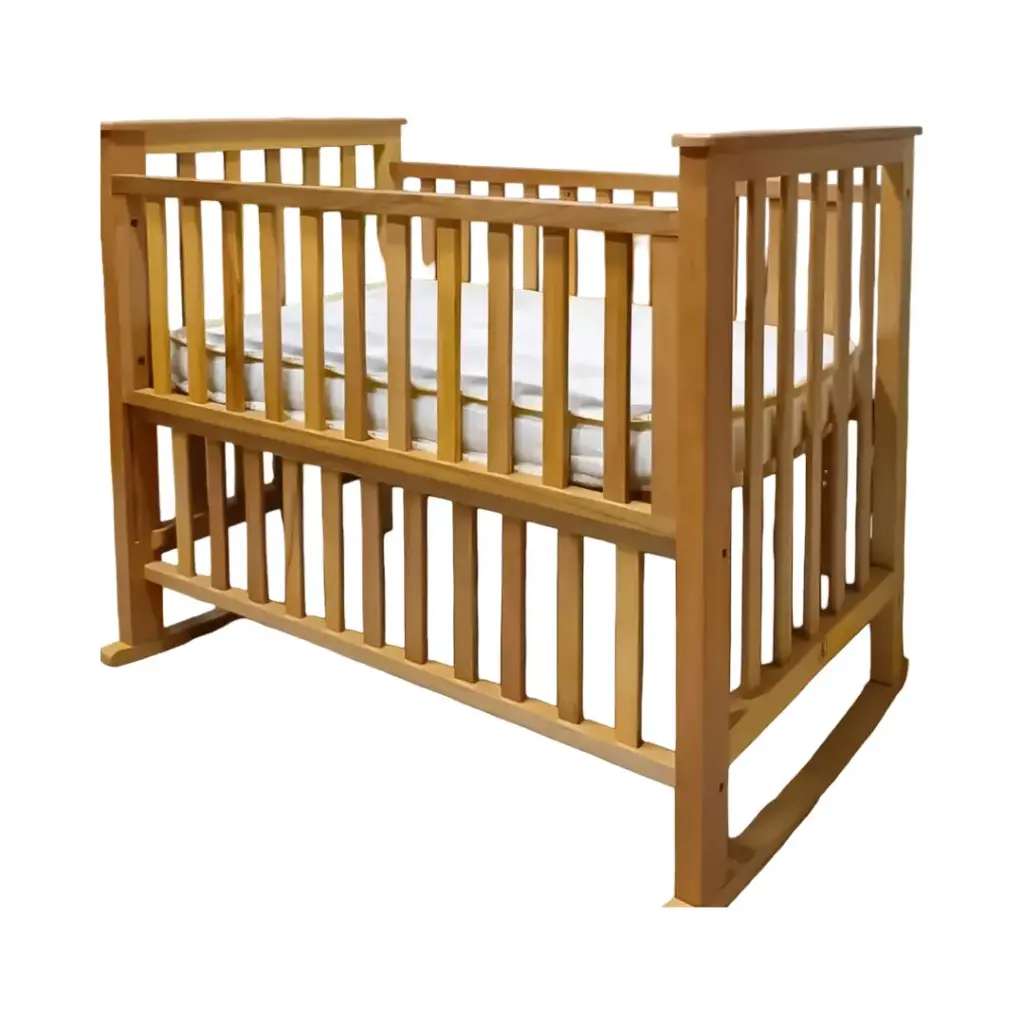 Wooden bed mix 110x70cm