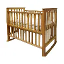 Wooden bed mix 110x70cm