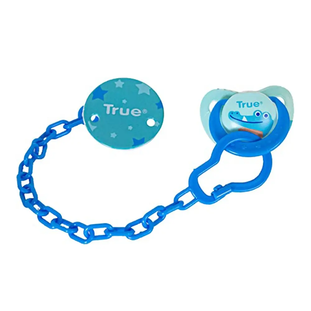 True Soother with Chain & Cover silicon cherry shape teat age 0m+ 2010