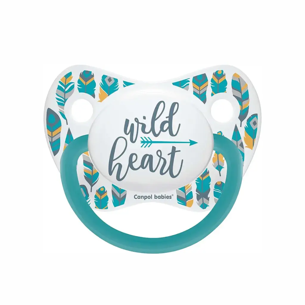 Canpol babies Silicone Orthodontic Soother 0-6m WILD NATURE 23/285