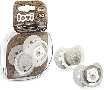 LOVI Silicone Dynamic Soother 0-2m 2pack 22/862