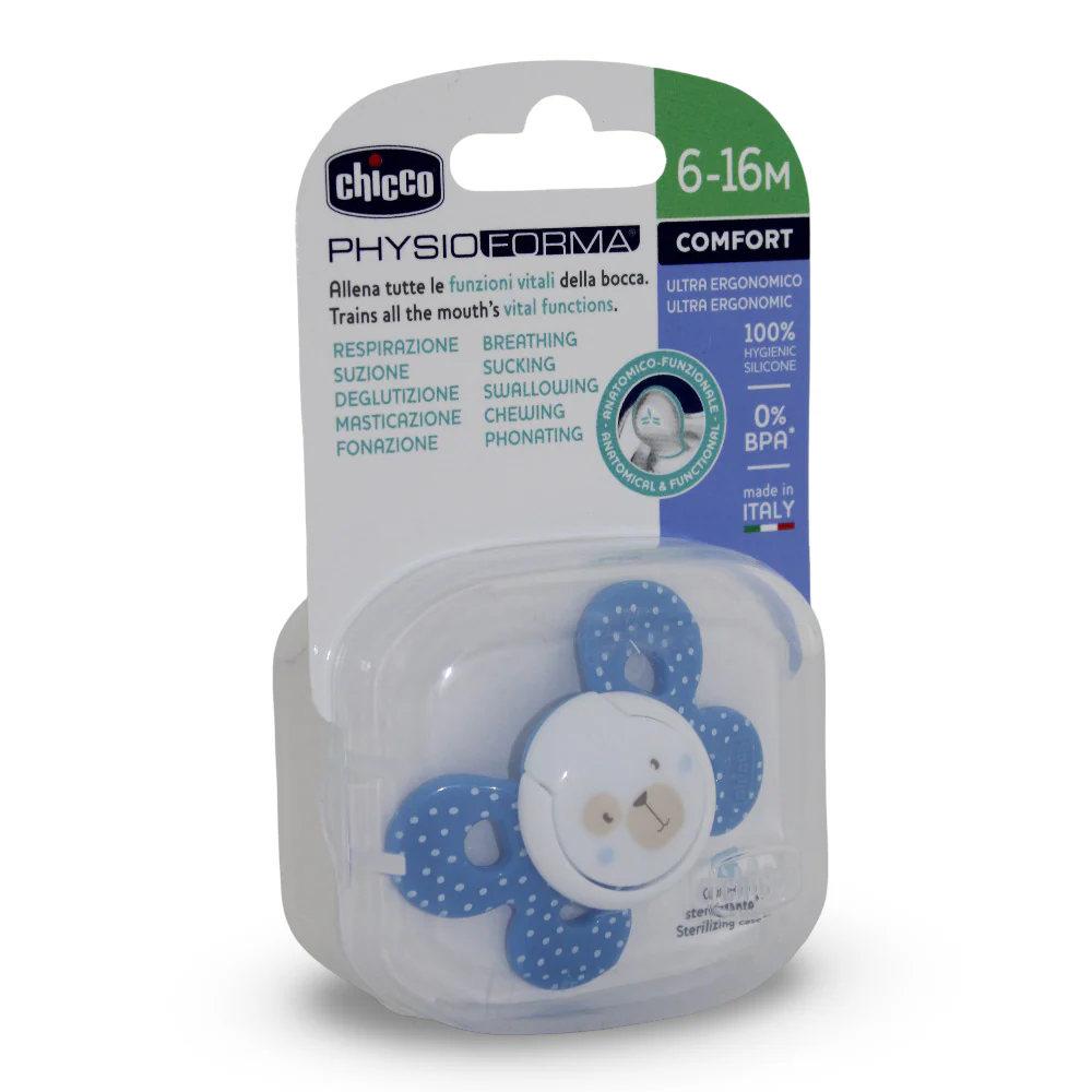chicco comfort soother 6-18m 9041+9058