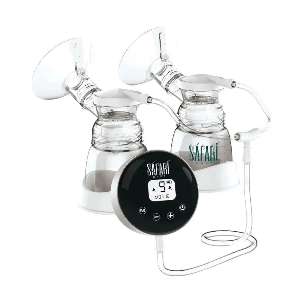 Safari Double Electric Breast pump 9 suction Levels 2 modes stimulation & expression s902