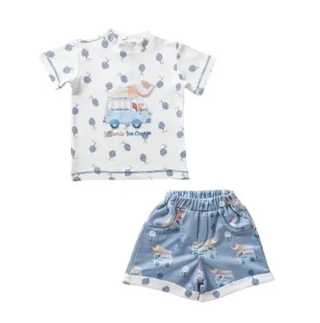 FULL MOON T-shirt and Shorts Set 19259 