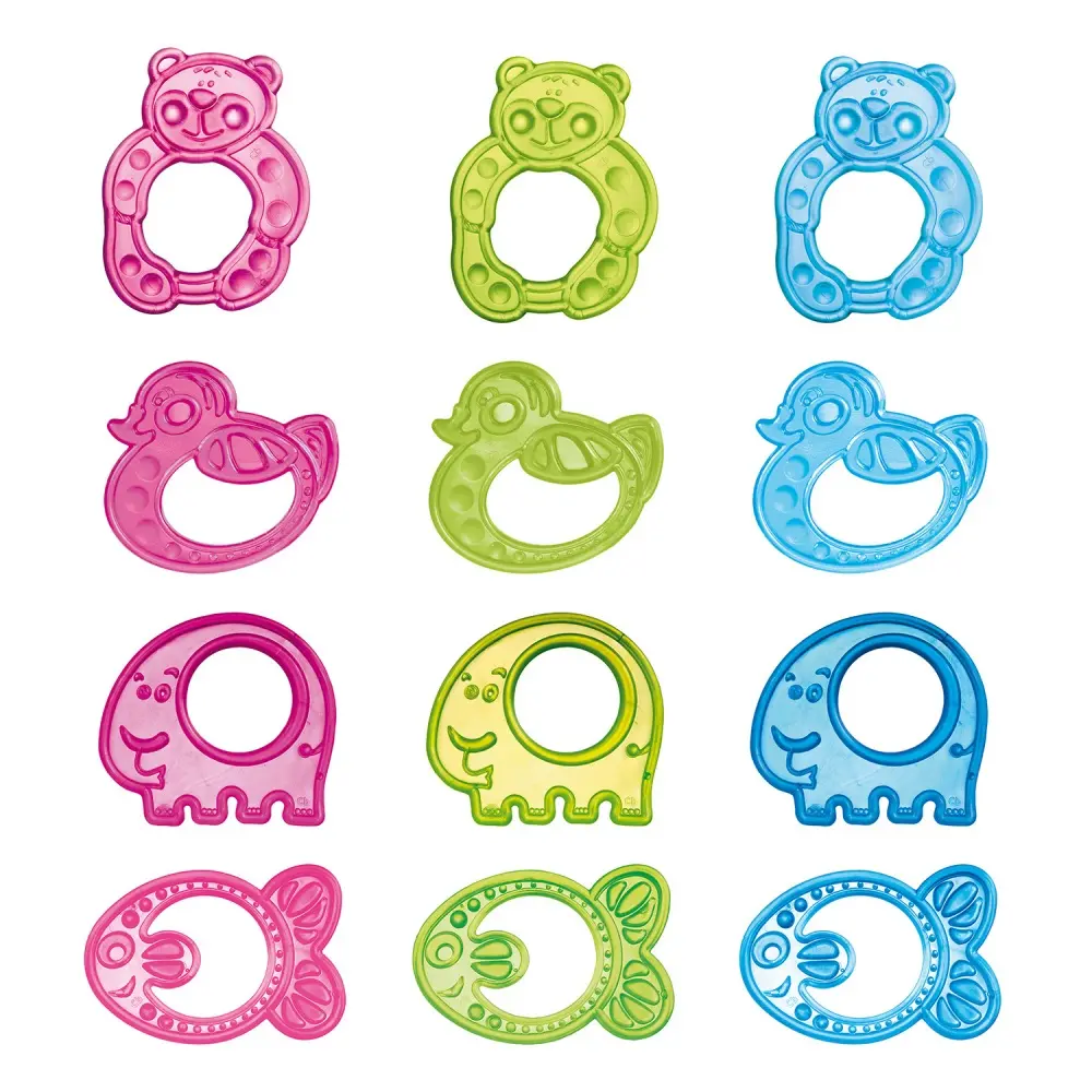 Canpol babies flexible teether for infants, extremely light ANIMALS 13/109