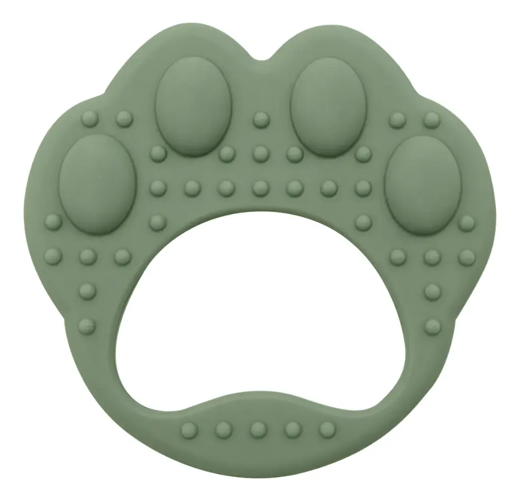 True Gold Silicon Teether-Paws 4503