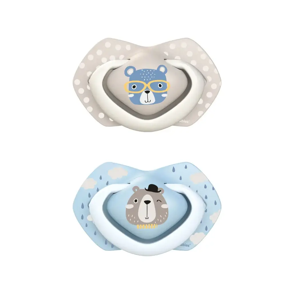 Canpol babies Silicone Symmetrical Soother 6-18m 2pcs  22/648