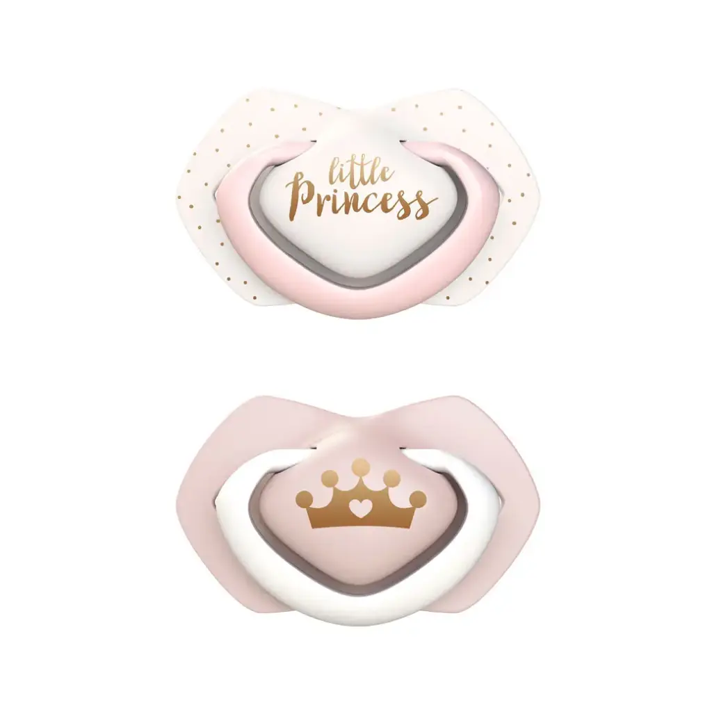 Canpol babies Silicone Symmetrical Soother 0-6m ROYAL BABY 2 pcs  22/650