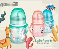 Canpol babies EasyStart Silicon Training Cup 120ml PP EXOTIC ANIMALS 35/207