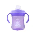 True Gold Training cup Silicon spout 180ml 6+m with handles & cover 4606