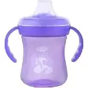 True Gold Training cup Silicon spout 180ml 6+m with handles & cover 4606