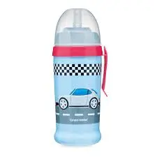 Canpol babies Non-spill Sport Cup with Silicon Straw 350ml RACING 56/516