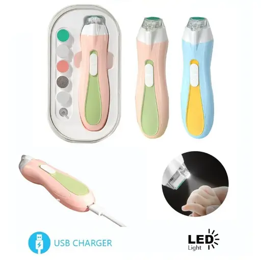 [585] مبرد اظافر كهربائي شحن usb علبه