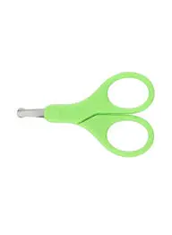 [2372] chicco short blade scissors for newborn babies 9510