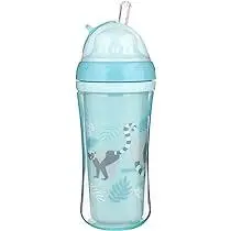 [354] Canpol babies Sport Cup with Silicon Flip Top Straw 260ml lemur 74/051