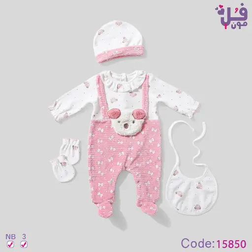 [5628] Full Moon velvet romper 4 pieces, Pandastic 15850