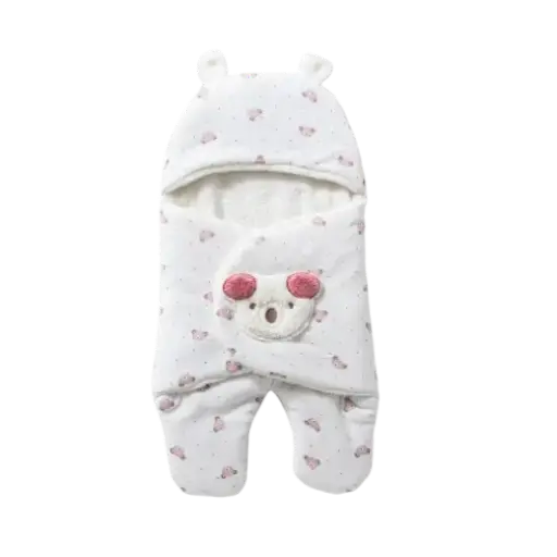 [5632] Padded Velvet Two-Leg Baby Carrier with Elastic Band