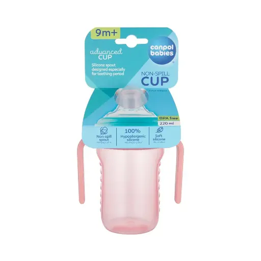 [5076] Canpol babies Non-Spill Cup with Silicone Spout 220ml 56/605 