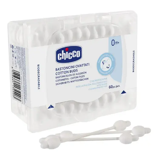 [6008]  CHICCO COTTON BUDS 60PCS 4403 