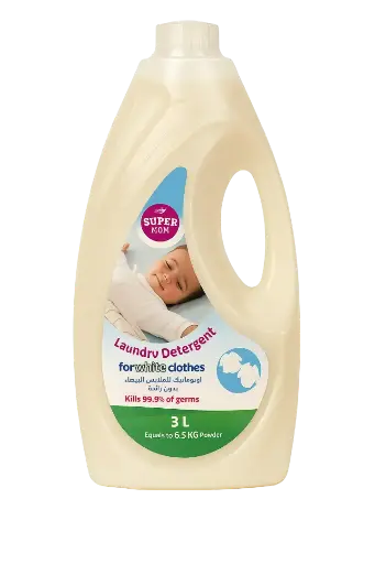 [3531] Super Mom Laundry Detergent White Clothes 3 Liters