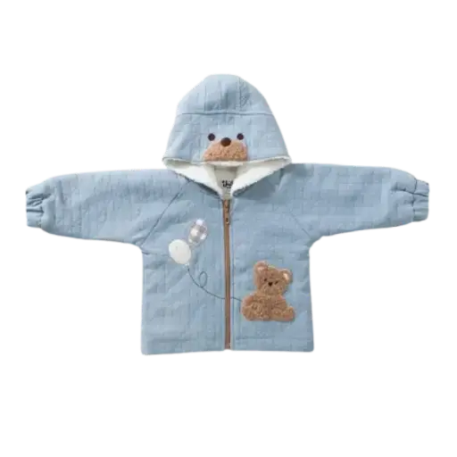 [20648] Padded Fur Jacket 18087