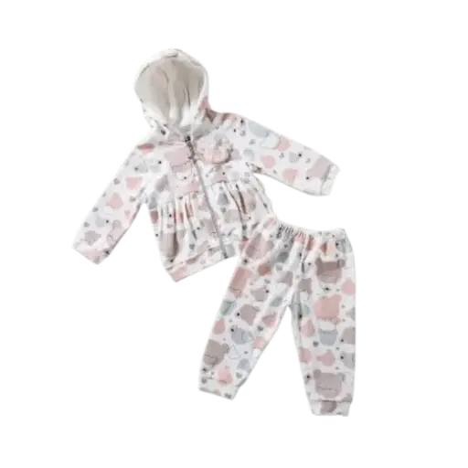 [10519] FULL MOON Pajama Velour with Zipper 17535