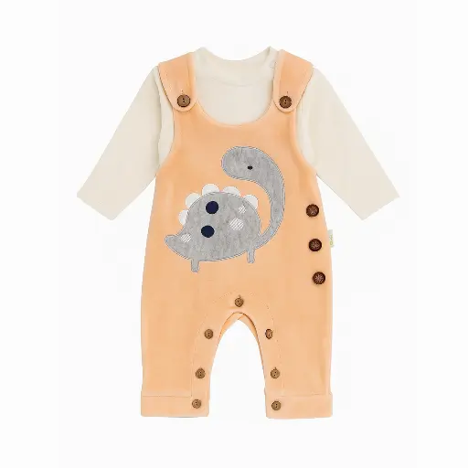 [6132] Velvet Romper 0263"