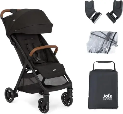 [11680] Joie Pact Pro Baby Stroller Ultra Lightweight One-Hand Fold with UPF 50+ Canopy