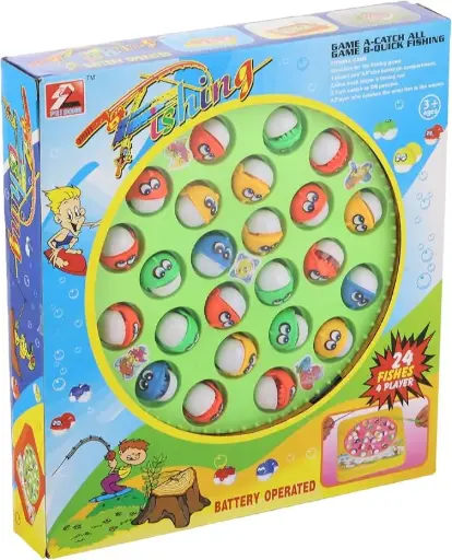 [20834] Fishing toy for kids, 24 fishes 