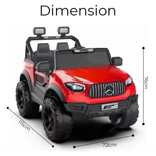[21011] Red Electric Jeep Recharge 456-13