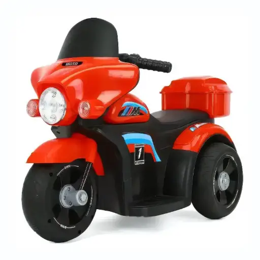[20975] Red Electric Motorcycle Recharge 456-4