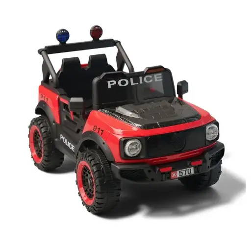 [20976] White electric charging jeep car 456-16