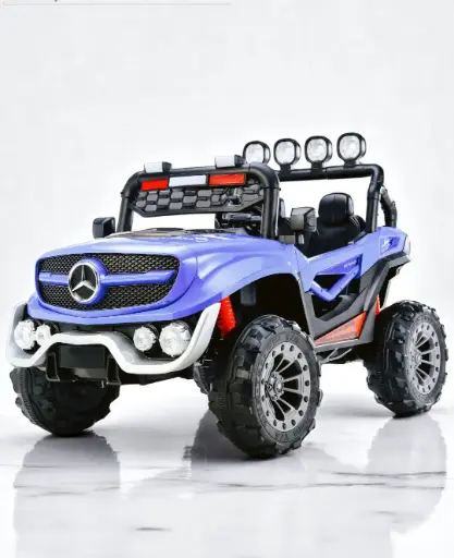 [20977] Blue electric charging jeep car 456-22