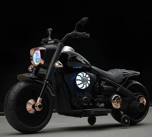 [20979] Black Electric Motorcycle Recharge 456-24