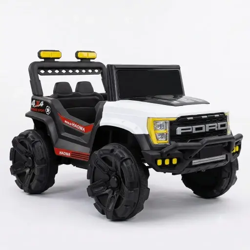 [20986] Red electric charging jeep car 456-44