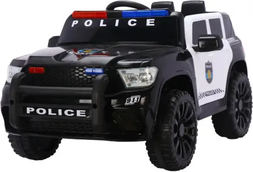 [20987] Police jeep vehicle electric charging white/black 456-46
