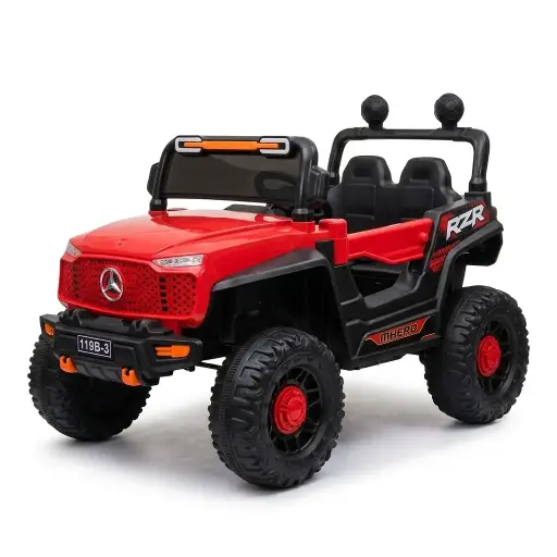[21000] Blue electric charging jeep car 456-49