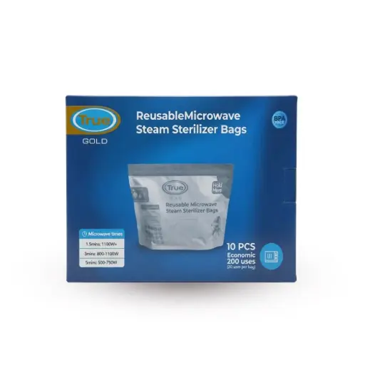 [21068] True Gold Reusable Steam Sterilizer Bags, 10 Pcs, 5025