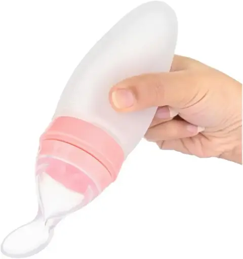 [21076] True Gold Squeeze Spoon Bottle with Cover, 5766
