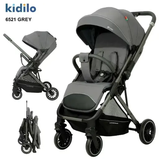 [21268] kidilo 6521 Stroller  (gray)