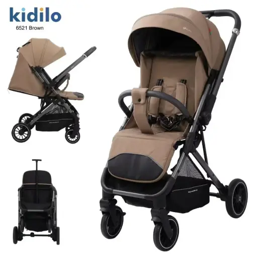 [21267] kidilo 6521 Stroller (BROWN)