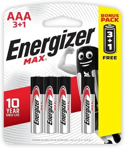[21291] Energizer Battery 4 pcs