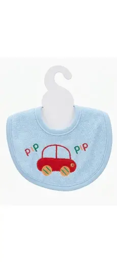[21302] (15) small round baby bibs with buttons