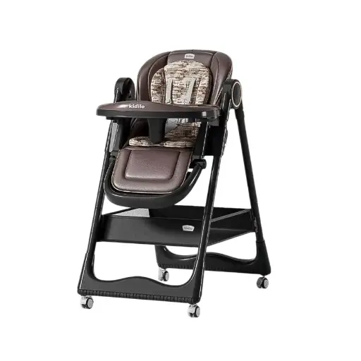 [21356] kidilo kd505 Food Chair Brown