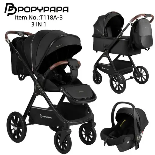  Popypapa T118A-3 travel system stroller 3in1  