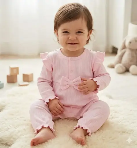  caramel bow-sleeve romper 13